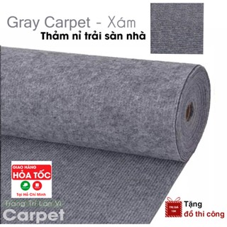 Thảm trải sàn nỉ, thảm lót sàn trải phòng giá rẻ trải dày 3mm trải sự kiện, trải cửa hàng, phòng ngủ