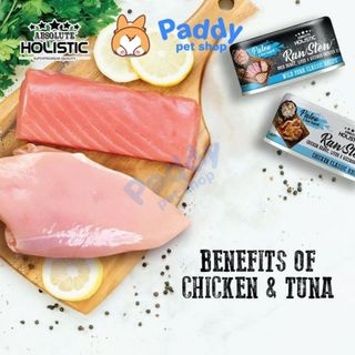Pate Cho Chó Mèo Absolute Holistic RawStew (Lon 80g)