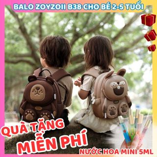 ( HÀNG CÓ SẴN ) Balo cho bé chính hãng ZoyZoii,B38 hàng cao cấp cho bé trai,bé gái, balo tiểu học, mầm non