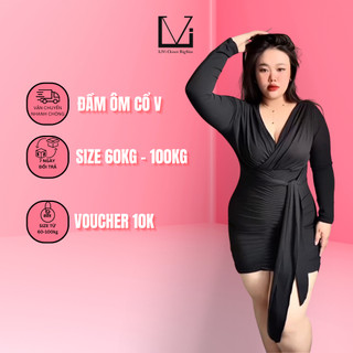 ĐBD03 Váy bigsize nữ Livi chính hãng váy đầm bigsize nữ sang chảnh khoét ngực đám cưới hở ngực