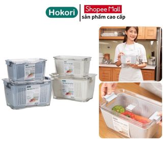 Hộp Nhựa Đựng Thực Phẩm Hokori, Hộp Đựng Thực Phẩm Tủ Lạnh 2 lớp, Hộp Bảo Quản Thực Phẩm, An Toàn
