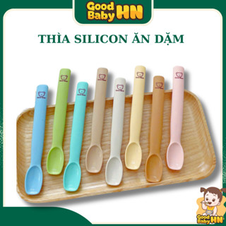  Thìa ăn dặm cho bé bằng silicon Cocobear an toàn bền đẹp - D37 