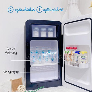 Tủ lạnh mini Moaz Bebe MB083 cho bé 30L, tủ trữ đông sữa bảo quản mỹ phẩm cho mẹ [BẢO HÀNH 12 THÁNG]