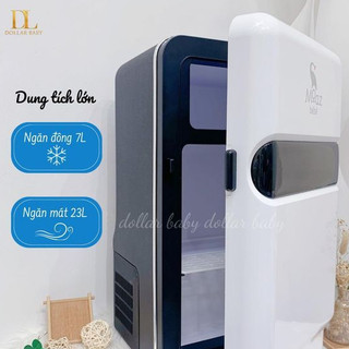 Tủ lạnh mini Moaz Bebe MB083 cho bé 30L, tủ trữ đông sữa bảo quản mỹ phẩm cho mẹ [BẢO HÀNH 12 THÁNG]