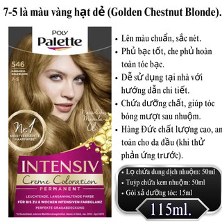 Thuốc nhuộm tóc Poly Palette phủ bạc - Đức(mẫu mới nhất)