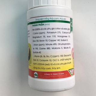 Dung dịch thủy canh Bio-life chai 100ml