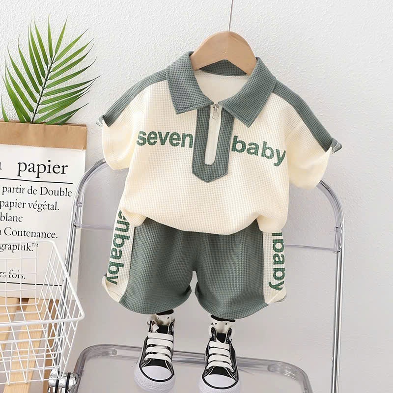 Set Đồ Cho bé trai chất cotton lỗ mềm mịn mát thấm hút mồ hôi họa tiết Senven Baby- Đồ bộ bé trai- Mã Seven Baby