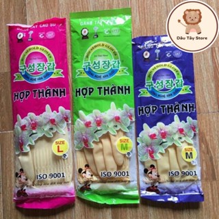 Găng tay cao su Hợp Thành cao cấp đủ size 32 - 38 cm