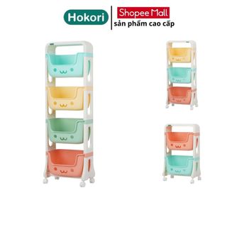 Kệ Gấu Hokori Có bánh Xe Di Chuyển, Kệ Gấu Việt Nhật Cao Cấp, Kệ Đựng Đồ Đa Năng