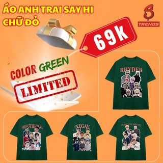 Áo Thun TỔNG HỢP 30 ANH TRAI SAY HI COLOR GREEN form rộng Vải Poly Mè STREETSFACT TRENDS - ATSHXHT