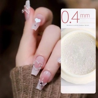 Bi sắt trang trí móng Loại Mini 0,4mm Bằng Thép Trang Trí Móng Tay 3D
