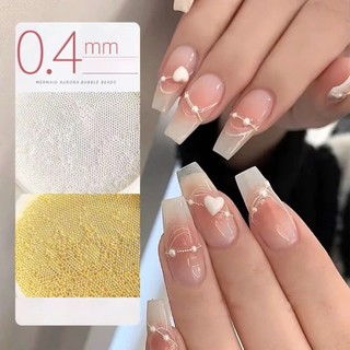 Bi sắt trang trí móng Loại Mini 0,4mm Bằng Thép Trang Trí Móng Tay 3D
