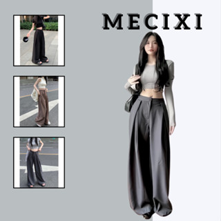 Quần Ống Rộng Mecixi Quần Dài Nữ Ly Lệch Cạp Cao Tôn Dáng T049