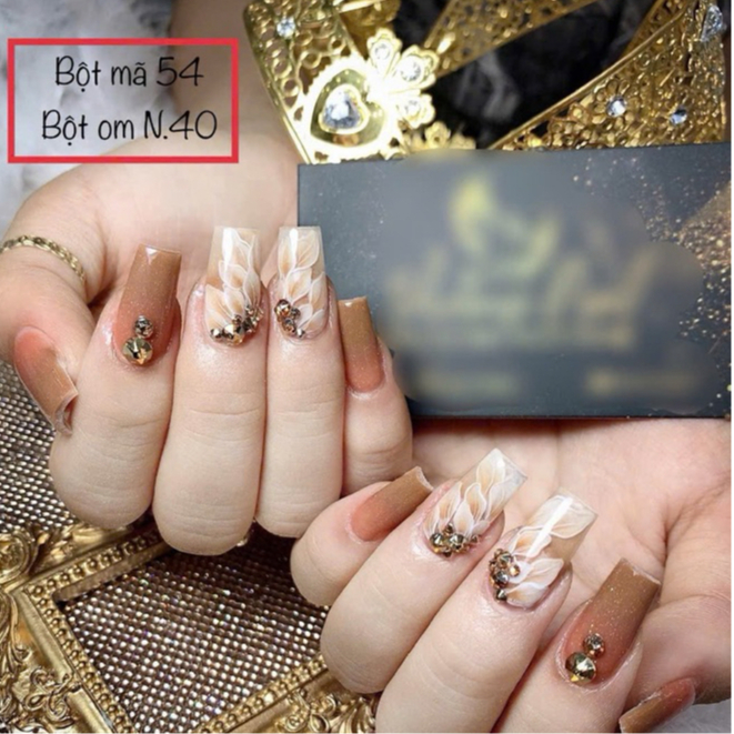 Bột mỹ đắp móng mã 54 + bột ombre N40 hũ 30 gam