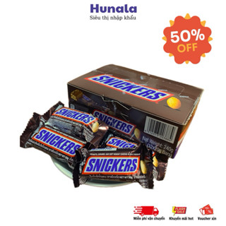 Socola SNICKERS Mỹ hộp mini 12thanhx20g (cam kết data mới)