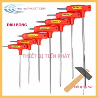 [CHÍNH HÃNG] LỤC GIÁC T ĐẦU BÔNG HOA THỊ (CÓ LỖ) CÁN ĐỎ STANDARD ĐỦ CÁC SỐ CAO CẤP THÉP CR-V S2