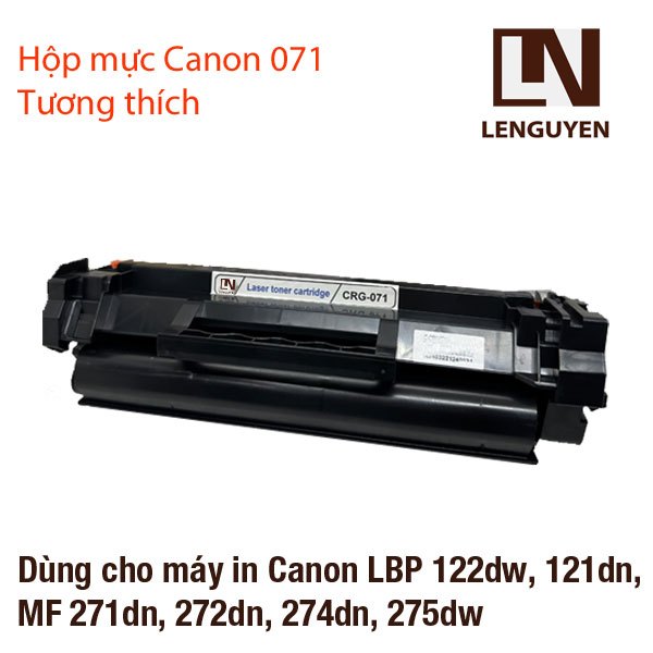 Hộp mực Topjet CGR071 có chíp- Dùng cho máy in Canon 121dn,122dw,271dn,274dn,272dw,275dw