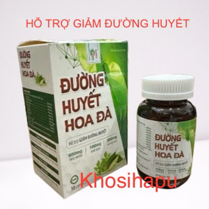 Viên uống Đường Huyết hoa đà thành phần thảo dược hỗ trợ người tiểu đường, giảm đường huyết bảo vệ sức khỏe hiệu quả