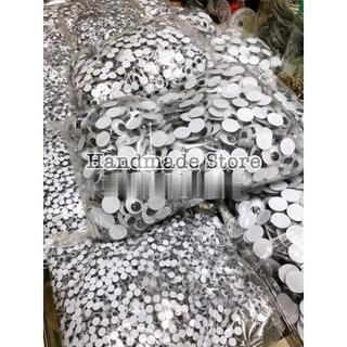 Mắt thú nhựa đen trắng