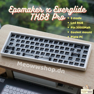 Kit bàn phím Everglide x Epomaker Tk68 Pro | 3 mode , Plate Pc| TOM72 3 mode led RGB giá rẻ