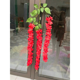 Dủ hoa tử đằng 1.1 m - trang trí dercor , cây giả .