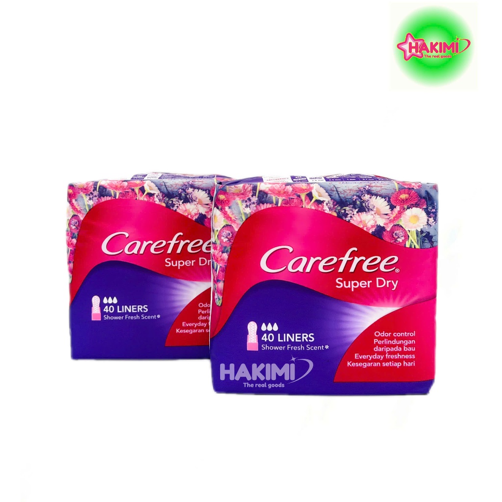 Băng Vệ Sinh Hàng Ngày CAREFREE - Super Dry 40 Liners- 40 Miếng
