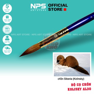 Cọ vẽ, Cọ Vẽ Tranh SUNWAY Cao Cấp Lông Chồn Kolisky Dùng Vẽ Màu Nước, Acrylic, Sơn Dầu... AL30