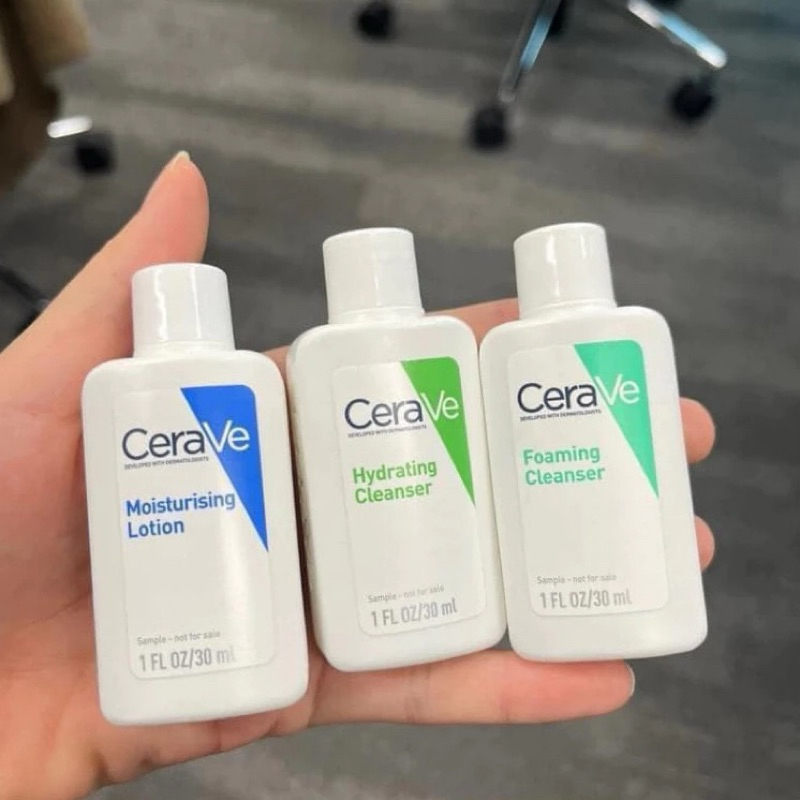 Sữa rửa mặt, sữa dưỡng da Cerave 20ml 30ml