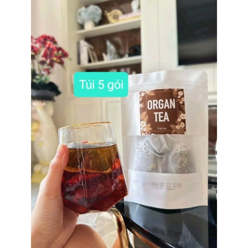 5 Gói Trà thải độc ruột Organ Tea (1 túi - 5goi)- detox đại tràng (cam kết chính hãng 100%)