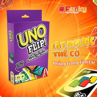 Bộ Bài Uno Flip 110 Lá, Lá Bài Cứng Chất Lượng Cao, Board Game Chơi Vui Dành Cho Gia Đình, Bạn Bè...
