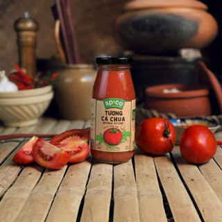 Tương Cà Chua SPICO 255g brix 15 cô đặc tự nhiên không chất bảo quản Hữu cơ