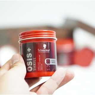 [Gía Buôn] Sáp Osis | Sáp vuốt tóc OSIS THRILL 3 siêu giữ nếp 10-12h chất sáp cứng