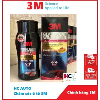  Chai chống bám nước trên kính xe ô tô 3M Glass Coat Windshield Dung tích 200ml 