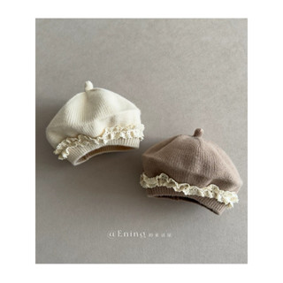 mũ nồi bé gái, mũ len cho bé gái, mũ nồi xinh xắn cho bé, mũ len phối ren cho bé