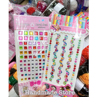 Sticker hạt đá trang trí