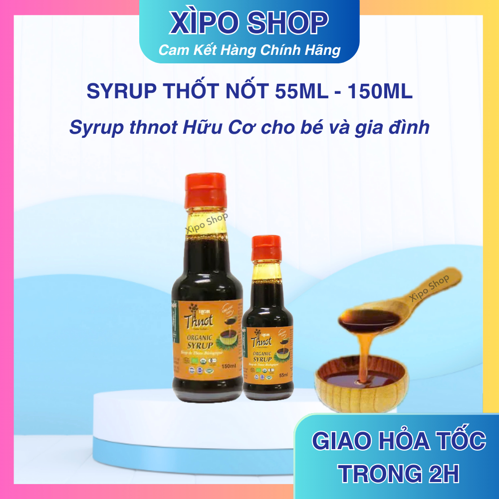 Mật Syrup Thốt Nốt Hữu Cơ Thnot 55ml - 150ml