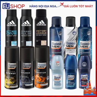 Khử mùi Balea Men & Isana Men Đức Xịt cơ thể Kháng khuẩn, Lưu hương 24-48h cho Nam