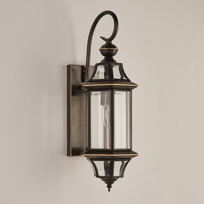 Đèn tường MONSKY đồng kính trang trí COROMA cao cấp hiện đại kèm bóng LED chống nước