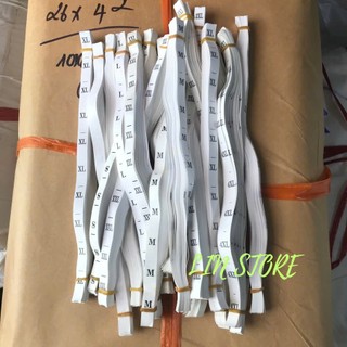 Nhãn In Size Dùng Trong May Mặc - Giấy Dai