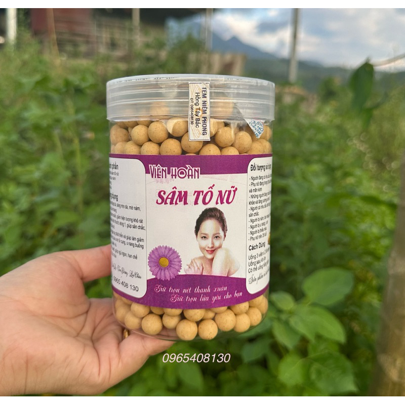[CHÍNH HÃNG] Viên Hoàn Sâm Tố Nữ Tiện Dụng Cho Chị Em (Tăng Noi Tiêttt Tố Tăng Size Vòng 1 )