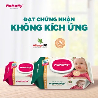 Khăn Giấy Ướt Mamamy 80 Tờ/ Gói (Có Hương/ Không Hương)