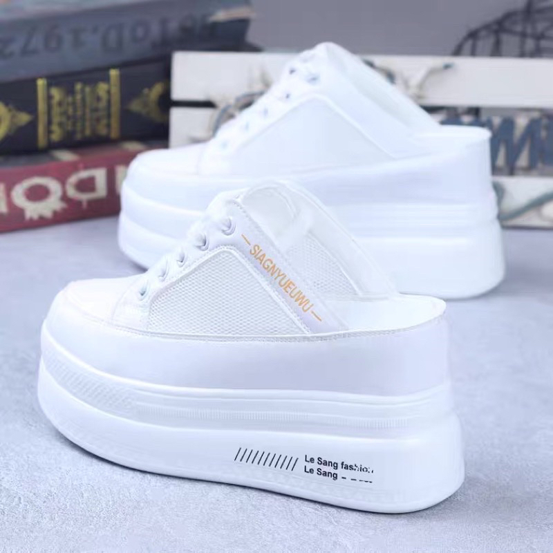 (Order) Link mới, Giày sục thể thao độn đế 10cm⚡️Andu Store⚡️(Ảnh thật cuối) Sục nữ pha lưới Quảng C