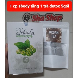 [100% chính hãng] Cà Phê  SBODY GREEN COFFEE 12 gói