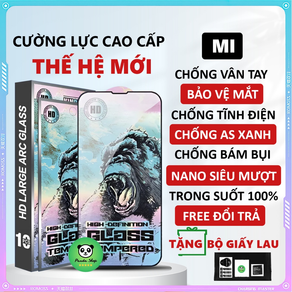 Kính cường lực Xiaomi MI 13 / MI 14 full màn, Miếng dán màn hình