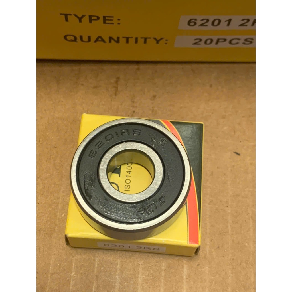 [FreeShip] [Ảnh thật] 2 vòng bi 6201 2RS JUF BEARING ISO9001 ISO14001