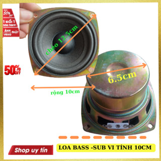 Loa sub vi tính  bề ngang 10cm đường chéo 12.5cm  cao cấp chất miễn bàn - giá 1loa