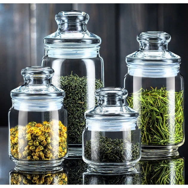[HÀNG CAO CẤP] Hũ Thủy Tinh Ocean Pop Jar Glass Lid | Hũ Nắp Thủy Tinh