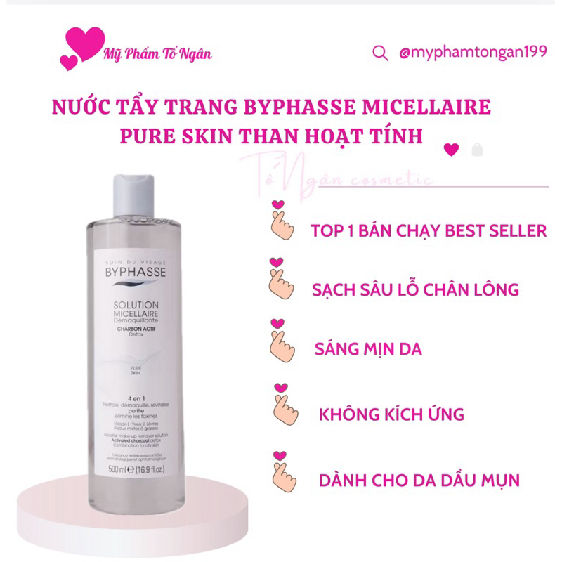 Nước Tẩy Trang Byphasse Solution Micerallaire Face 500ml