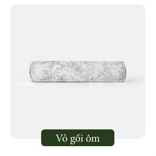 Vỏ gối ôm BST Khu Vườn Tinh Hoa 2025 Everon ( họa tiết in, thêu) (Chất liệu: Modal/Tencel/Cotton) BST2025