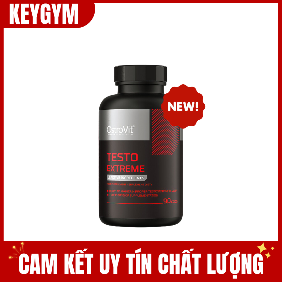 [BN] Ostrovit Testo Booster Extreme (90 viên ), tăng cường sinh lý nam tự nhiên - KEYGYM